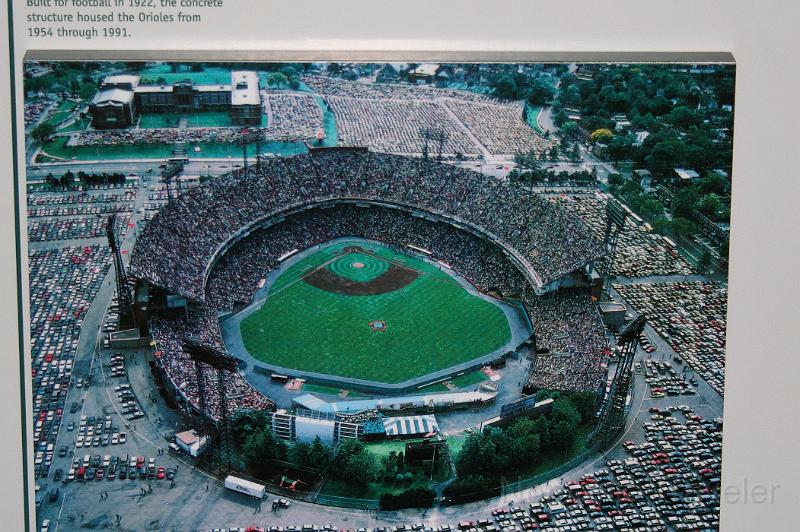 IMG_0157.JPG - Memorial Stadium, from the angle of my street. Eastern High School is the building in the upper left.