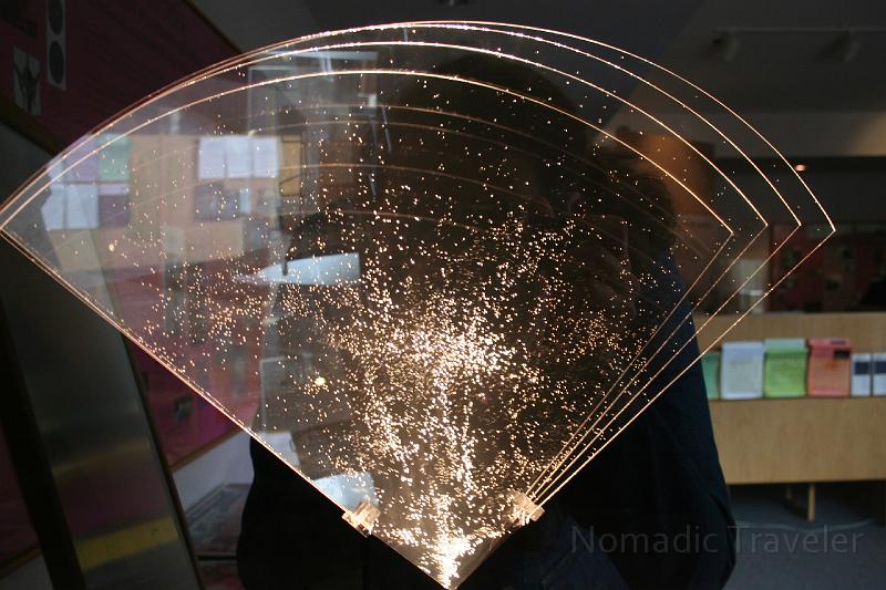 IMG_9547.JPG - Four slices of the universe have been mapped. The stickman pattern of galaxies is visible, his arms are the greatest cluster of horizontal light.
