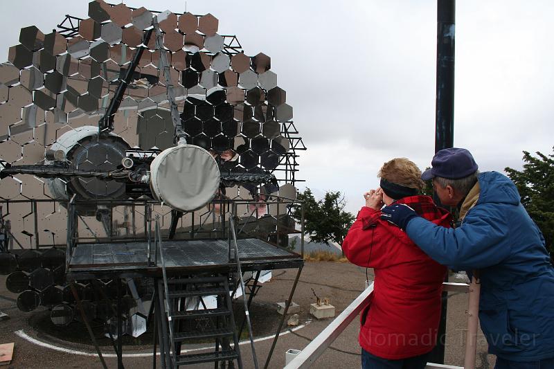 IMG_9573.JPG - We got to play and take pictures of ourselves reflected in the telescope.