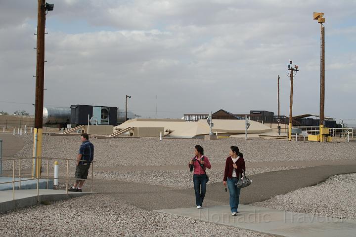 IMG_9623.JPG - The old missile is housed beneath the sand colored building parts.
