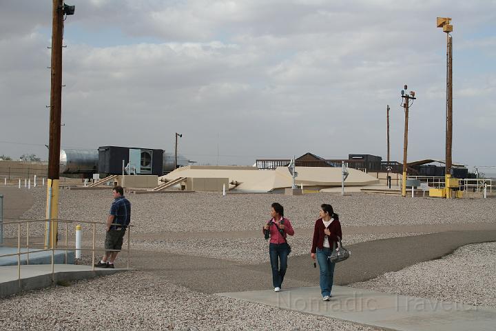 IMG_9623.JPG - The old missile is housed beneath the sand colored building parts.